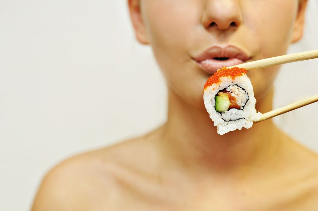 Comer sushi na dieta xaponesa