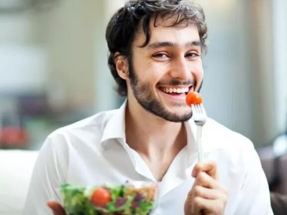 Nutrición adecuada para a perda de peso nos homes